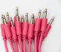 Bol modulaire - 15 câbles de brassage pour Eurorack - droit - 60 cm - rose