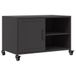 Syfax Tv-meubel staal zwart 68x39x43,5 cm