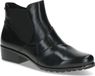 Caprice Dames Enkellaarsje 9-25333-43 Zwart Leer/Textiel G-breedte Maat: 36 EU