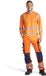 Blåkläder High Vis werkbroek met 4-weg stretch zonder spijkerzakken 1197-1642 - High Vis Oranje/Marineblauw - C56