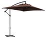 StarTech Rechthoekige parasol - 84D-270V00BN - Handbediening - 6 stalen spaken - UV-bescherming - 294 × 193 × 250 cm - Koffiebruin