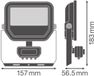 Ledvance Sensor LED Floodlight | 17W 3000K 2200lm 830 IP65