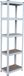 Merkloos Zware Stellingkast - 50x180x30 cm - Wit/Lichtbruin - 175 kg per plank