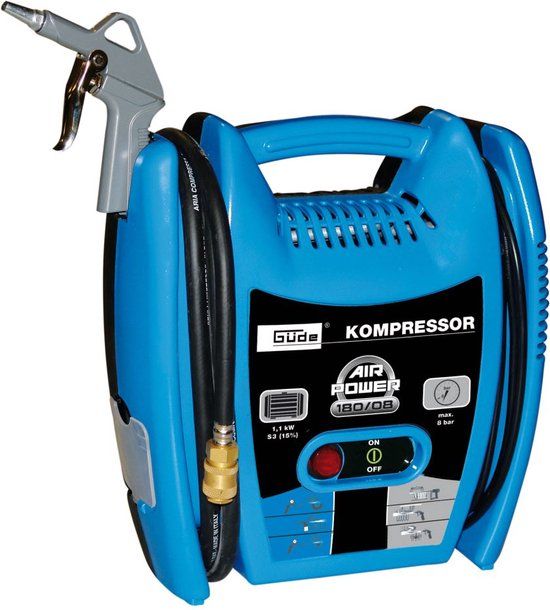 Güde AIRPOWER 180/08 Draagbare Compressor | 1100 Watt | Olievrij