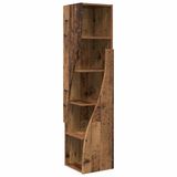 vidaXL Hoekkast - 32x32x140cm - Bewerkt Hout - Oudhout