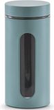 Zeller Voorraadpot Keuken - Met Venster - Eucalyptus Groen - 1200 ml