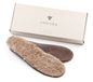 Vanuba Semelles de luxe - Peau de mouton et gel TP ultra souple - Beige