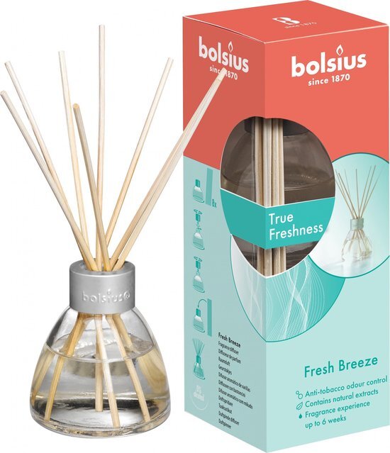 Bolsius True Freshness - Geurstokjes - Fresh Breeze - 45ml