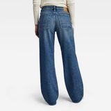 G-Star Judee Loose Wmn Dames Jeans 24/28 Katoen Denim Stone Wash Vrouwen Loose Fit Casual