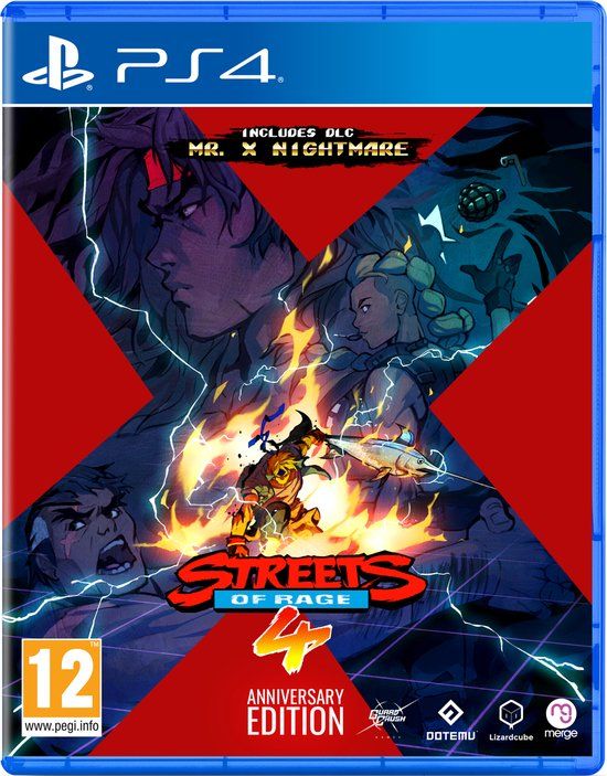 Merkloos Streets of Rage 4 - Anniversary Edition - PS4 - Action/Adventure - Blu-ray