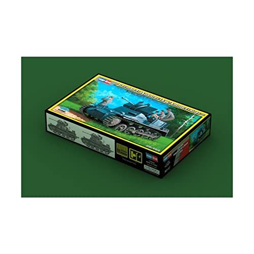 Hobbyboss 80147 Modelbouwpakket Duitse vlakpantserer IA w/Ammo.Trailer