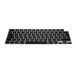 kwmobile Housse de clavier compatible avec Apple MacBook Air 15 M5 2026 A3448 - AZERTY (France, Belgique) Disposition Housse de clavier Silicone - Noir