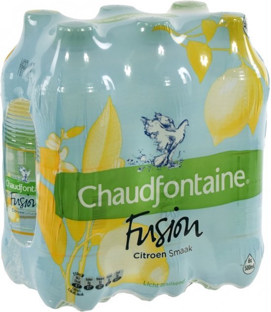 Water Chaudfontaine fusion citroen PET 0.50l - 6 stuks