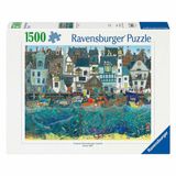 Ravensburger Puzzle 12001398 - Habour of Wonders: a Bruisend Fantasy Port - Puzzel van 1500 stukjes voor puzzel- en fantasyfans van 14 jaar en ouder