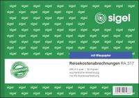 Sigel Reiskostenafrekening A5 quer RA517