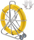 VEVOR Vislint Fiberglass Trekhulp Treklint Trekspiraal 200mx7.9mm
