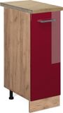 Vicco R-Line Apotheekkast – 30 cm, WB Eik Rode hoogglans