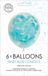 Globos Ballonnen met lichtblauwe confetti | 6 stuks