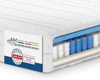 AM Qualitätsmatratzen 7-zone pocketveringmatras 90 x 200 cm H3