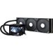 TRYX Panorama 360 AIO waterkoeler 360 mm | 16,5 cm AMOLED anamorf effect gebogen display - 320 W TDP - magnetische ventilatoren - voor Intel en AMD processoren