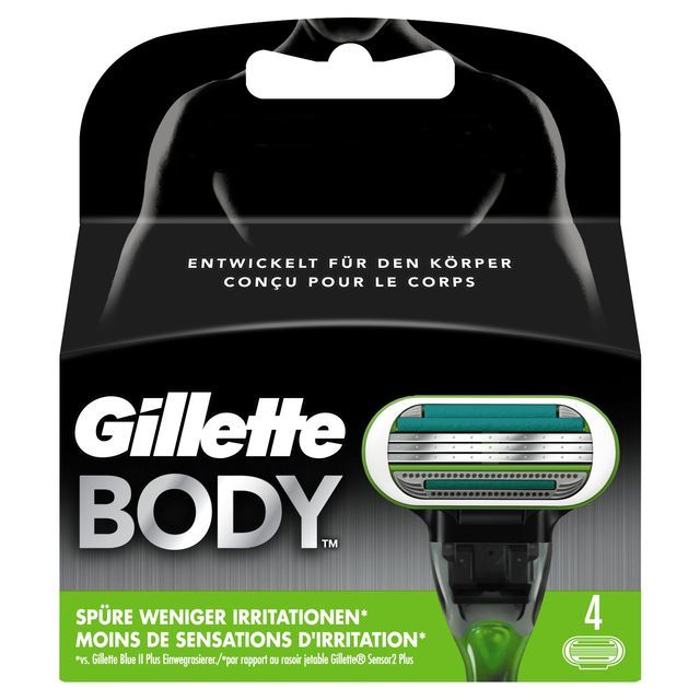 Gillette Body scheermesjes - 4 navulmesjes