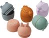 Liewood Gaby Jouet de bain - 5 pièces - Mélange multicolore
