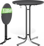 CASARIA Statafel - 70x110cm Inklapbaar Verstelbare Tafelpoten – Grijs