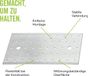 Alberts 847289 koppelplaat | sendzimir verzinkt | 300 x 100 mm | set van 20