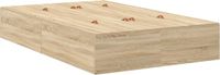 vidaXL Opbergbedframe Sonoma Eiken 120 x 190 cm