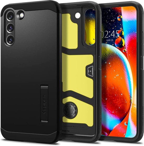 Spigen Tough Armor Samsung Galaxy S22 Plus Hoesje Zwart