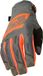 Acerbis MX WP Homologated, gants imperméables, Orange/Gris, L