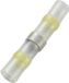 TRU COMPONENTS 736461 Stootverbinder Met krimpkous 4 mm² 6 mm² Volledig geïsoleerd Geel 15 stuk(s)