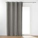 Douceur d'intérieur Wooly Gordijn met ogen (140 x 240 cm) grijs