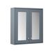 Hudson Reed Armoire miroir traditionnelle gris clair - 60cm x 65cm - Boutons classiques chromés | Warwick