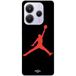 Xiaomi Redmi Note 14 5G Jordan logo 23 nike basketbal couleur rouge Maniacase