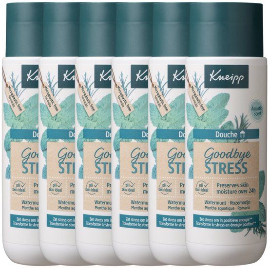 Kneipp Douche Goodbye Stress - 6 x 200 ml - Voordeelverpakking