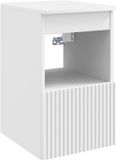 vidaXL Badkamerkast Wit 30 x 35 x 50 cm Bewerkt hout