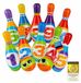 Merkloos Bowlingset - 10 kegels en 2 ballen - Zacht Polyurethanschuim - Kinderen 3 tot 10 jaar - Speelgoed bowling