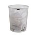 Mind Reader Mesh prullenbak, 16,65 l (4,4 gal), afvalpapier mand, rond, kantoor, metalen gaas, 29,2 cm L x 29,2 cm B x 34,9 cm H, wit