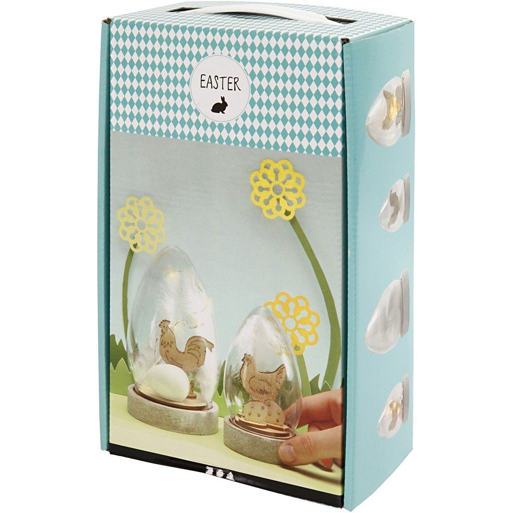 Creativ Company 52188 - Decoratieve beelden & figuren - Transparant - Hout/Kunststof - 15,5 cm