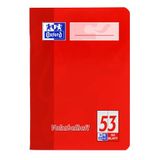 Oxford School vokabelschrift A6, 2 kolommen, 32 vellen, rood/groen, 10 stuks