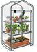 Outsunny Mini Tuin Balkon Kas 59x39x127cm Transparant