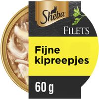 Sheba Filets Kipreepjes in Saus 60 g - 1 kuipje