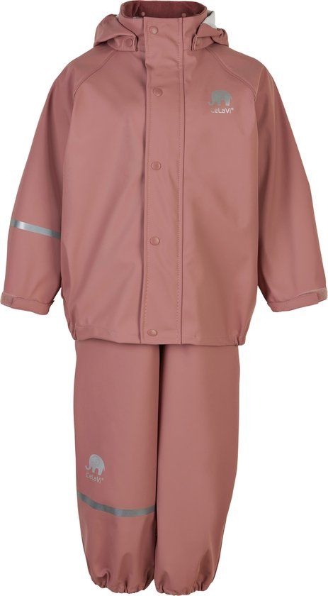 CeLaVi - Basic regenpak voor kinderen - Burlwood - maat 110cm