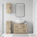 Maison Exclusive - Ensemble de meubles de salle de bain exclusif, composé de 3 éléments, en bois de chêne Sonoma "HOORN