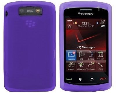 Logotrans 602016 - Mobiele telefoon behuizing - Paars - Silicone - Storm 9520