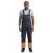 Mascot Safe Supreme Amerikaanse overall met kniezakken 15669-860 - donkermarine/hi-vis oranje - C44 - 82