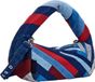 Desigual Austen Scott Shoulder Bag Denim Raw Veelkleurig