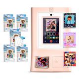 HP Sprocket Photo Booth Machine Instant Color Printer Pink Paper Bundel + Zink 3,5 x 4,25 inch Zink Sticky-Backed Sheets, 500 Pack Paper