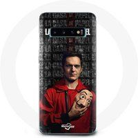 Maniacase Etui voor Samsung Galaxy S10 Edge La Casa De Papel Berlijn Masker